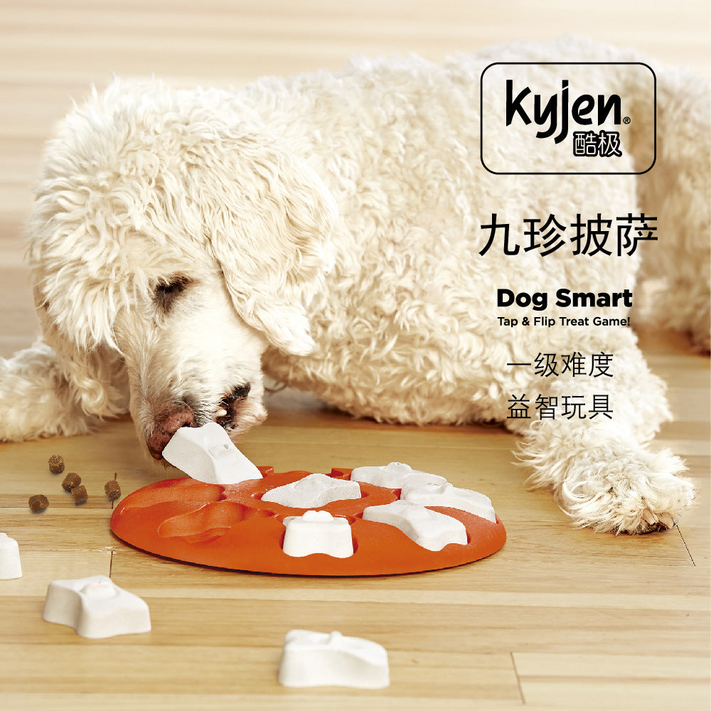 Kyjen cool pet toys nine-Jane pizza leak toys pet supplies direct sales