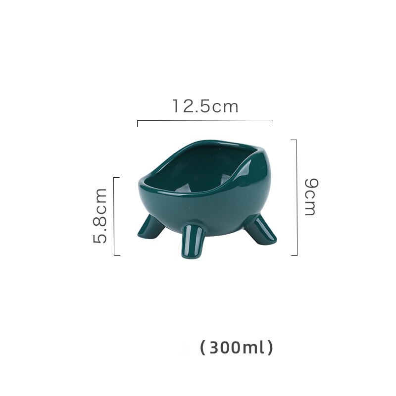 New High Foot Pet Cat Bowls With Raised Stand Pet Ceramic Bowl Pet Food and Water Bowls For Cats Dogs Feeders Pet Products