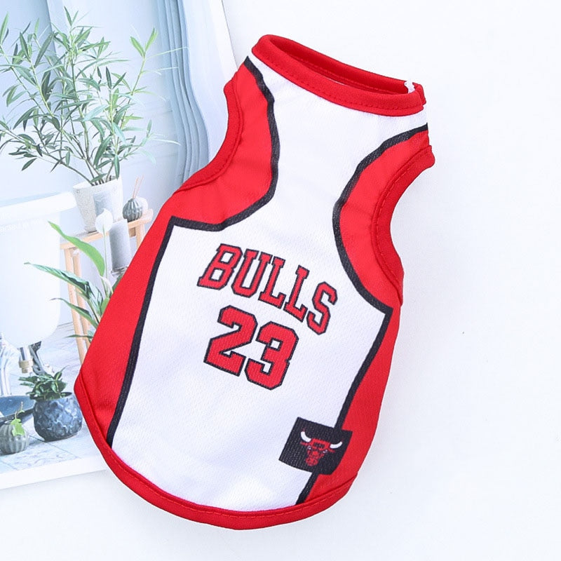 Dog Shirt Cat Clothes Ventilate for Big Dog Puppy Summer Clothes World Cup Jersey Spring Summer Dog Vest Sweatshirt chihuahua