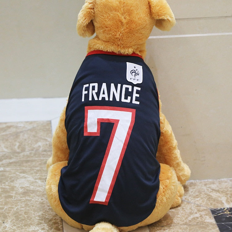 Summer pet Vest Ventilate Dog Clothes for Small Large Dogs Cotton Printed Basketball Football Jersey Vest Shirt Cat Dogs Outfit